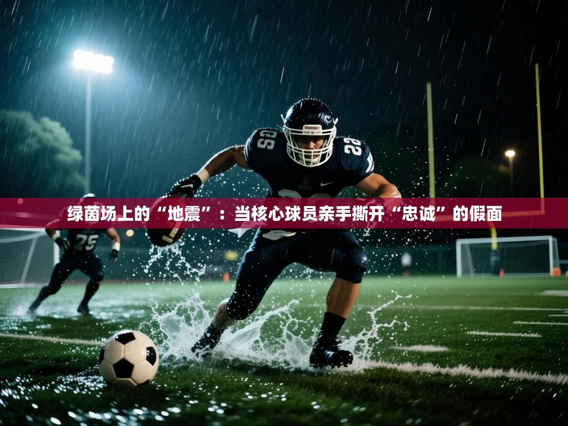 绿茵场上的“地震”：当核心球员亲手撕开“忠诚”的假面  第2张