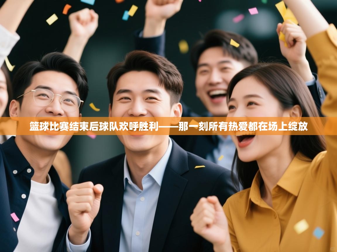 篮球比赛结束后球队欢呼胜利——那一刻所有热爱都在场上绽放 第1张